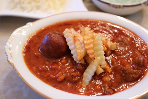 本場イランの家庭料理 レンズ豆と肉のトマトペースト煮 ゲイメ Aini アイニ 夢中が集まる体験プラットフォーム